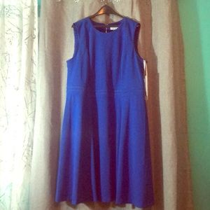 Blue Classic A line dress